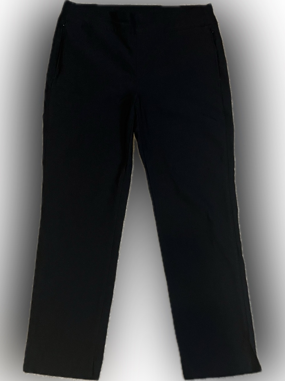 Chico’s Black Pull-On Pant from Brigitte Design Line size 12